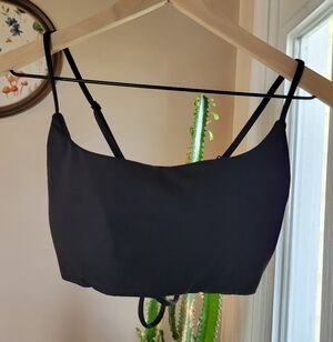 Pavoi Active Wear Black Supporting Adjustable Bra, Size Womens X-Large